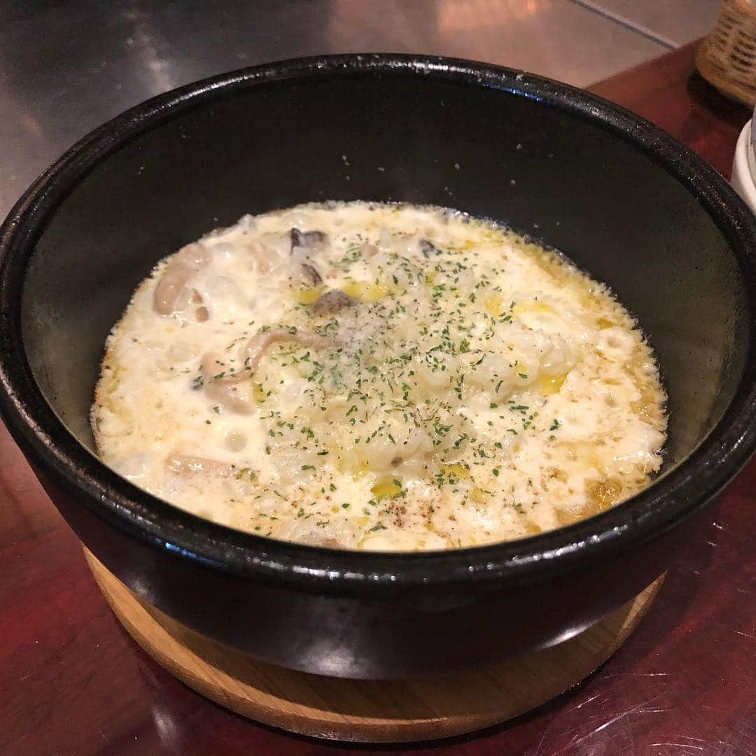 おごせ綾さんのインスタグラム写真 - (おごせ綾Instagram)「#福岡#筑穂牛肉食堂1028#筑穂牛 #リゾット#ハンバーグ#ザブトン#肉##アヒージョ#ポテサラ#パスタ#ふーどすたぐらむ #foodstagram #gourmet#yummymummies#yummy#gourmet#delicious #グルメ#グルメ好きな人と繋がりたい #ごはん #めしすたぐらむ #foodphotography #foodporn #foodie #foody#居酒屋こごはん#izakaya」5月5日 20時48分 - ogose0123