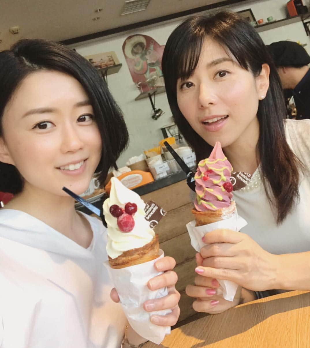 原田佳奈さんのインスタグラム写真 - (原田佳奈Instagram)「・ ・  @matsushita_megumi  食べて喋ってまた食べて💁‍♀️ #松下恵 #カフェデート #アラフォーの挑戦アメリカへ #おつかれしゃん」5月5日 21時12分 - kanaharada1211