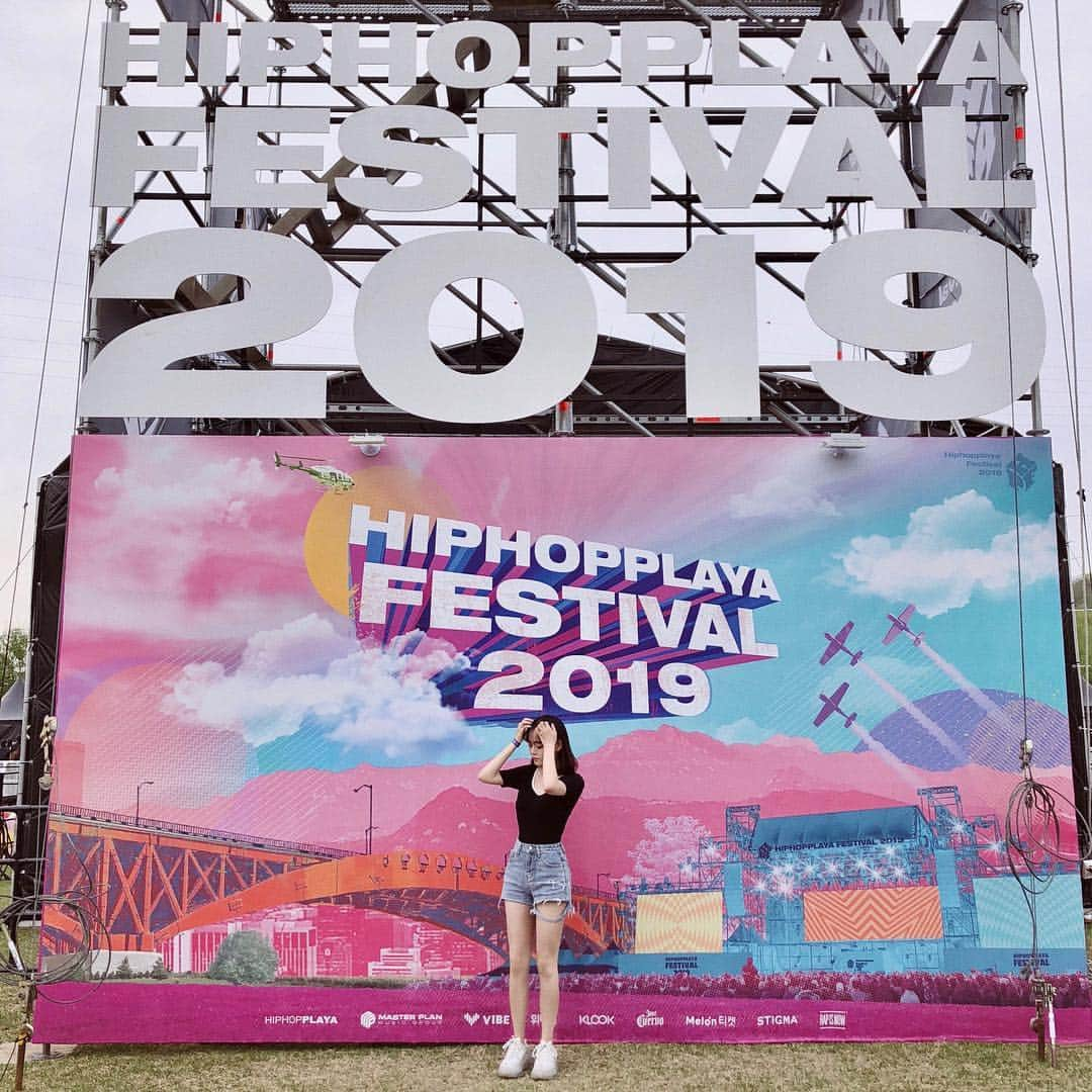 ウィ・ソンヒさんのインスタグラム写真 - (ウィ・ソンヒInstagram)「힙플페 뒷북👾💜 #hiphopplayafestival」5月5日 22時33分 - _seong_hee