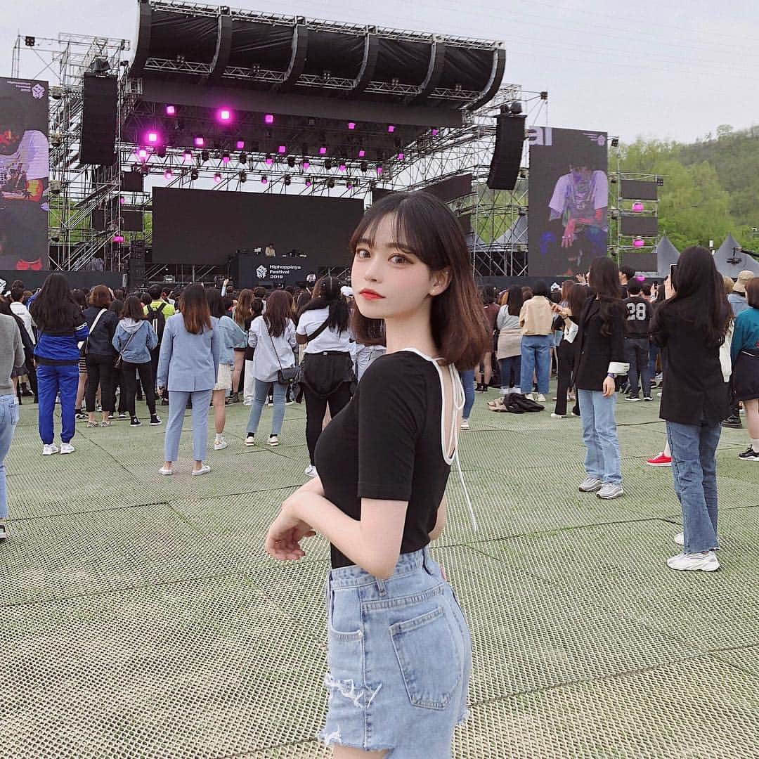 ウィ・ソンヒさんのインスタグラム写真 - (ウィ・ソンヒInstagram)「힙플페 뒷북👾💜 #hiphopplayafestival」5月5日 22時33分 - _seong_hee