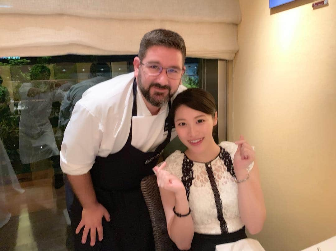 春原未来さんのインスタグラム写真 - (春原未来Instagram)「#danigarcia #chef #spanish #2shot #春原未来 #thankyousomuch . #感動 しきり #素晴らしい #お料理 でした！ #ペアリング #pairing もたくさん飲めて #幸せ ♡ . #rodai #赤ワイン #ミシュラン #michelin #三ツ星 #3stars #トマト #tomato #最高 #毎週行きたい #cookjapanproject #日本橋 #幸せ #コレド室町 #coredo室町 #ポケットコンシェルジュ #pocketconcierge #期間限定」5月5日 23時29分 - sunohara_miki