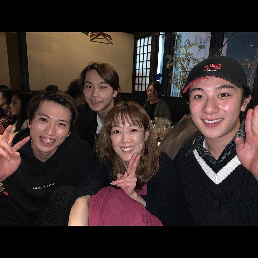 のインスタグラム：「亮くん 大河くん 聖一朗くん お疲れ様でしたー . ． . #大和悠河  #yugayamato」