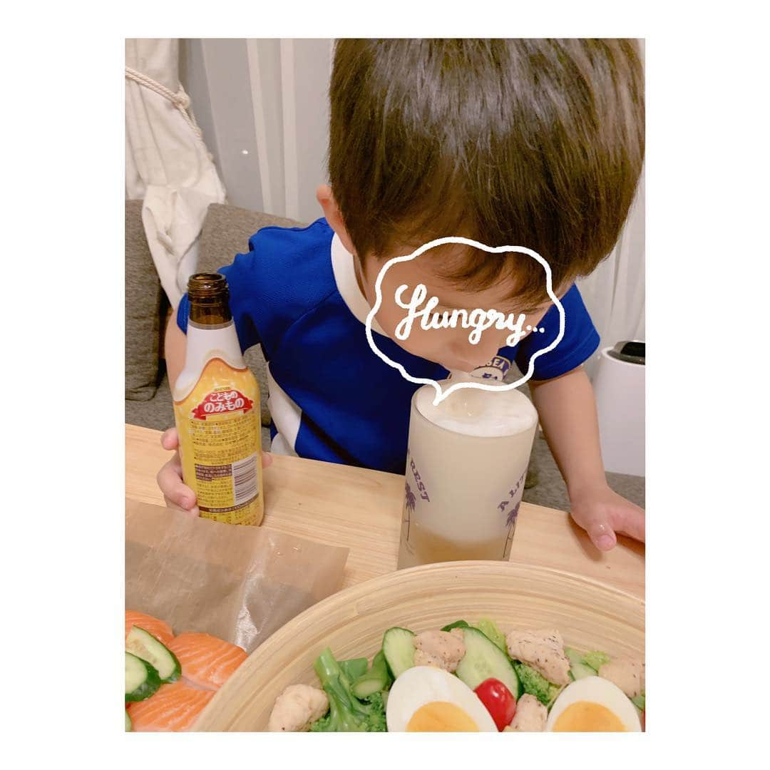 辻希美さんのインスタグラム写真 - (辻希美Instagram)「子どもビールで乾杯🍻🎏💕 #5月5日 #子どもの日 #ご飯 #子どもビール #乾杯 #🍻💕 #嬉しそうだった #可愛いかったぁ #🍻💕💕」5月5日 23時53分 - tsujinozomi_official