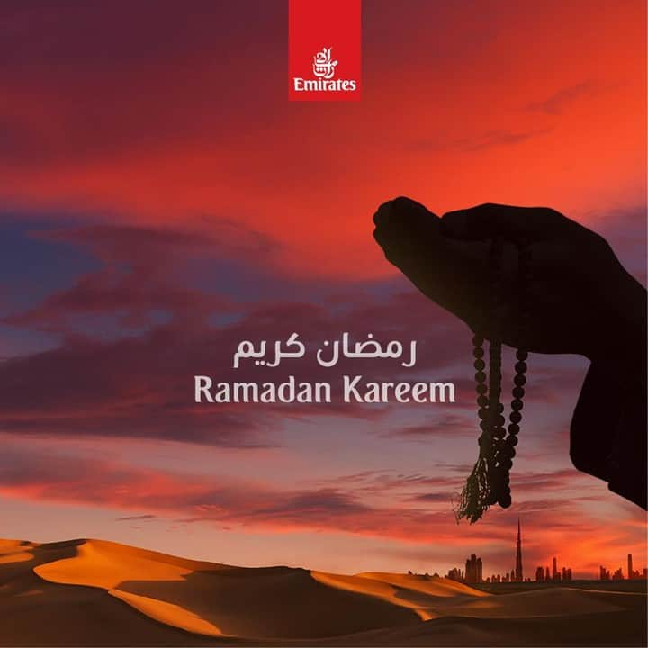 エミレーツ航空さんのインスタグラム写真 - (エミレーツ航空Instagram)「Wishing you and your loved ones a blessed Ramadan.  رمضان كريم. نتمنى لكم ولأحبائكم شهراً مباركاً」5月6日 0時00分 - emirates