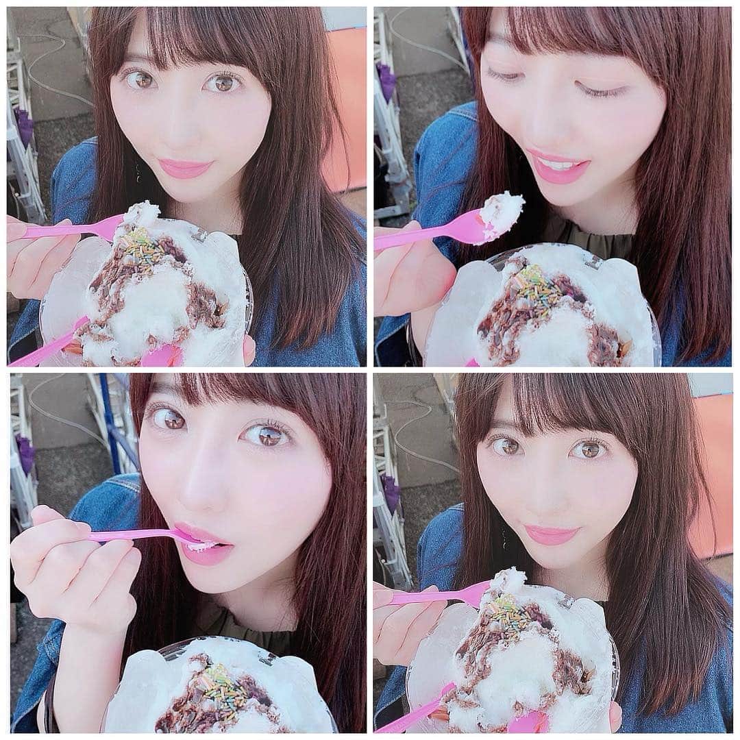 宮瀬彩加さんのインスタグラム写真 - (宮瀬彩加Instagram)「今年初かき氷はチョコ味🍫🍧 私シロップが好きじゃないのでいつもシロップ無しで食べるんですが チョコあったの最高でした。 ぺろっと一瞬で食べちゃった🤭😋❤️」5月6日 0時09分 - ayaka_miyase