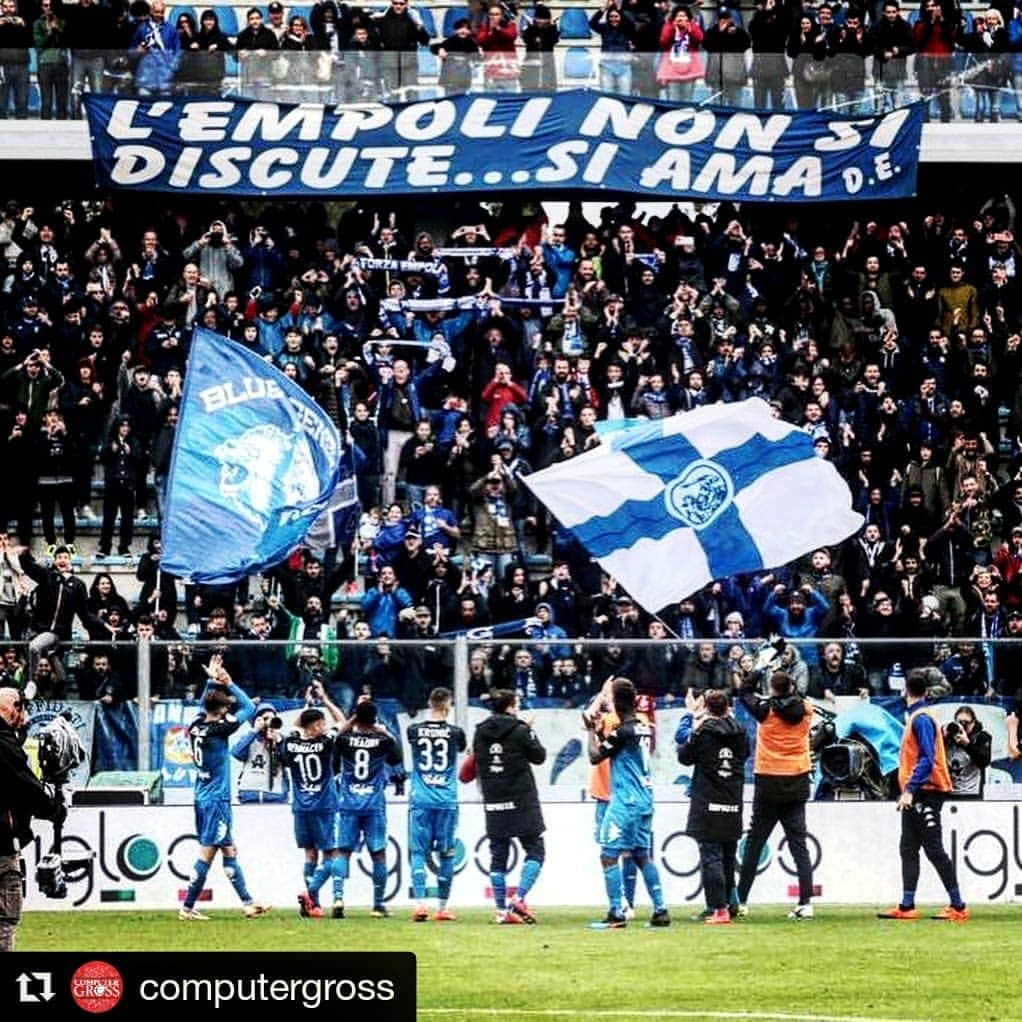 エンポリFCさんのインスタグラム写真 - (エンポリFCInstagram)「#Repost @computergross (@get_repost) ・・・ Lo stadio si illumina di #Igloo! Esordio vincente per lo sponsor #SpecialEdition @empoli_fc_official , tutto il Castellani in festa, #GrazieRagazzi #IglooStyle #ITalianStyle #ComputerGross2019 #empolifiorentina」5月6日 0時24分 - empoli_fc_official