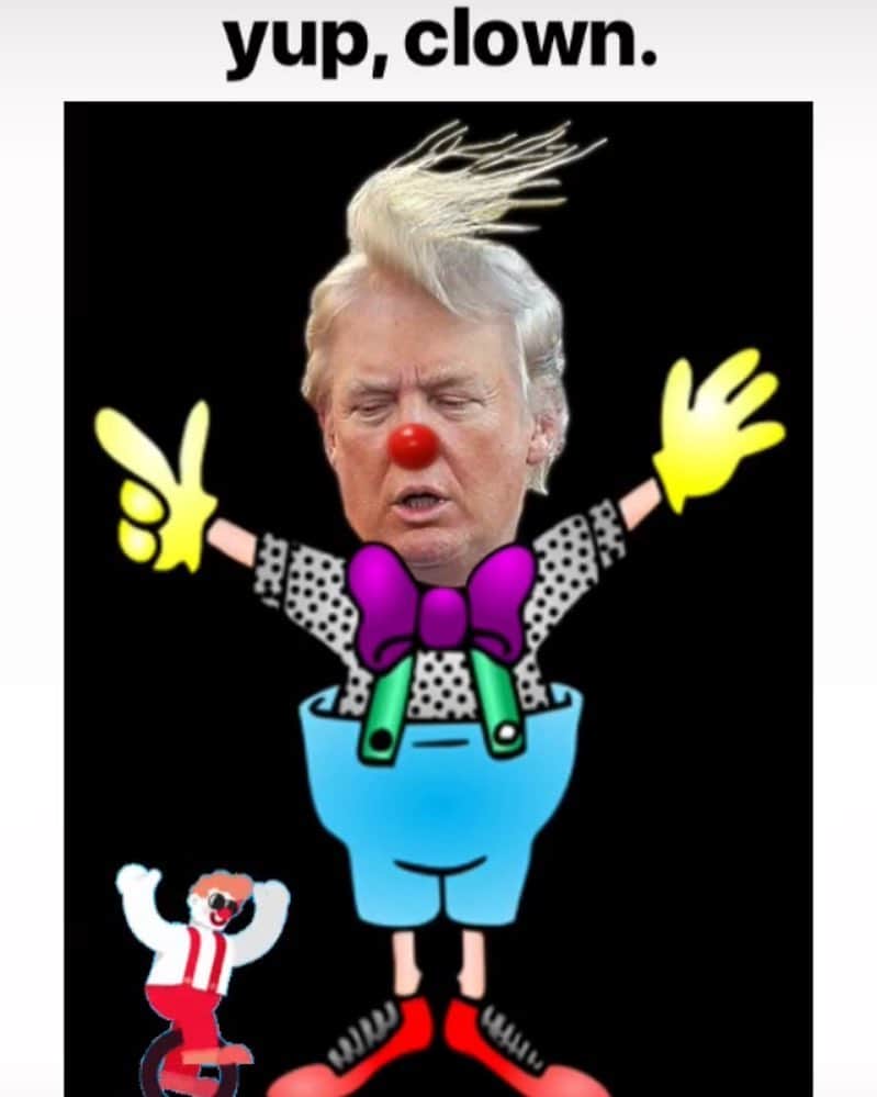 モービーさんのインスタグラム写真 - (モービーInstagram)「Yes, although Trump is a racist and a con-man and a criminal and a business ruining incompetent, it does seem like Joe Biden’s nickname for him is the most accurate, Clown. @realdonaldtrump @foxandfriends」5月6日 0時24分 - moby