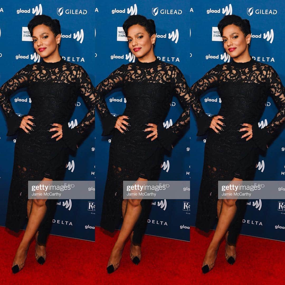 フリーマ・アジェマンさんのインスタグラム写真 - (フリーマ・アジェマンInstagram)「SUCH a blast at #glaadawards last night!!! Congratulations @GLAAD on a phenomenal event and for the continued work you do in protecting and promoting the LGBTQ community. The work you have done in providing a platform for visibility over these past 30 years has made a real impact, and until the day comes when we have 100% equality and your work is no longer needed, keep fighting that good fight! 🕊 Thank you for the invitation. 💖✨ Thank you glam squad for getting me carpet ready!! Hair @brklynin Make Up @dayeon_kangmua Styling @ashleypruittstylist @alruz1 #somuchlove #glaad」5月6日 0時38分 - freemaofficial