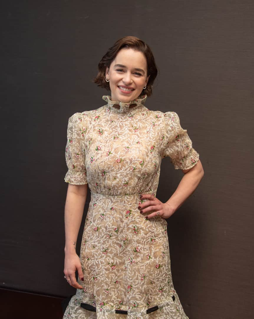 Miu Miuさんのインスタグラム写真 - (Miu MiuInstagram)「@Emilia_Clarke in #MiuMiuFW19 during the @GameOfThrones press conference in New York City on April 4th, 2019. #MiuMiuCelebrities」5月6日 0時30分 - miumiu