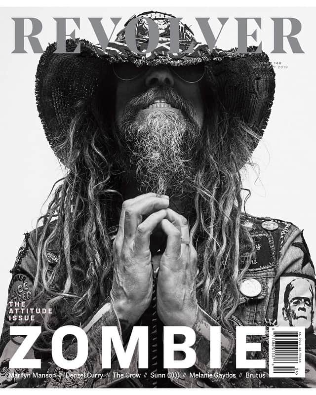 ロブ・ゾンビのインスタグラム：「And here is the second Revolver magazine cover. Hey kids! Collect them all! #robzombie #revolvermagazine #twinsofevil」