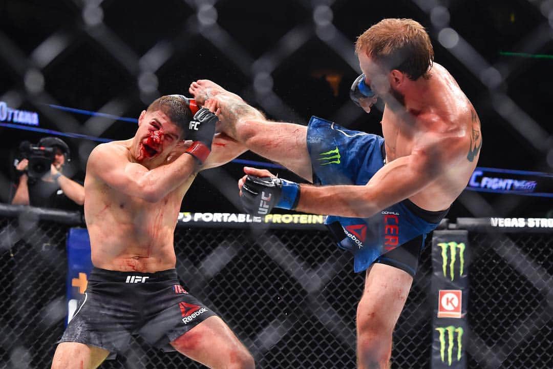 モンスターエナジーさんのインスタグラム写真 - (モンスターエナジーInstagram)「The MOST wins in @UFC history 🙌🏻 @cowboycerrone kicks his way to another impressive victory👊🏻 #MonsterEnergy #UFCOttawa #UFC #MMA」5月6日 1時25分 - monsterenergy