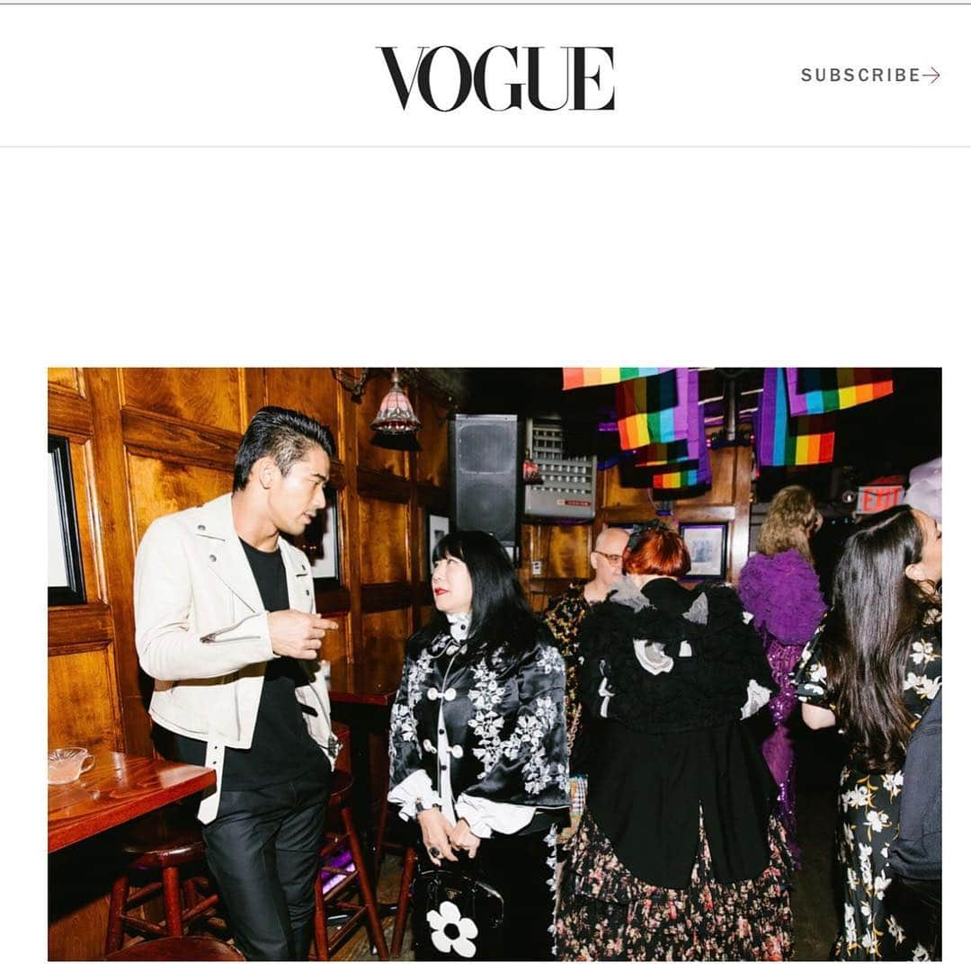 小林直己さんのインスタグラム写真 - (小林直己Instagram)「A fun and dreamy night at Vogue’s Pre-Met party in NYC!  Thank you Sally Singer and @voguemagazine for a wonderful and “campy” party!  Great to meet the legendary Anna Sui @annasui too!  Photo by @coreytenold  メットガラ プレパーティにて楽しい時間を過ごしました。アナスイさんはとても素敵な方でした。  #cottoncampy #metgala2019 #vogue」5月6日 1時43分 - naokikobayashi_works