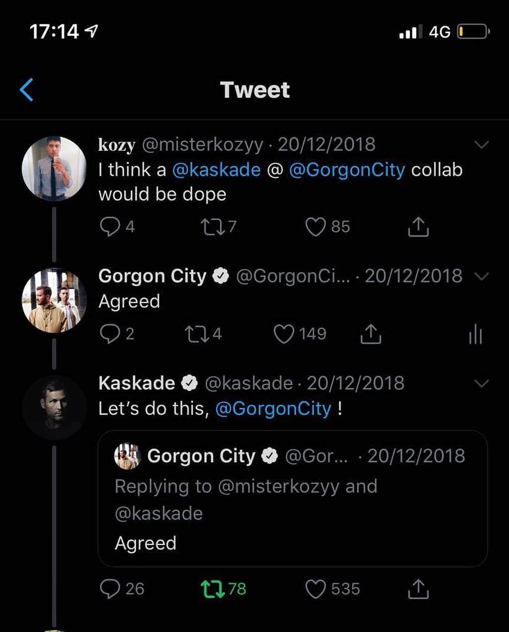 Gorgon Cityさんのインスタグラム写真 - (Gorgon CityInstagram)「@kaskade should we give it to them? 🤔🤔🤔🤔」5月6日 1時57分 - gorgoncity