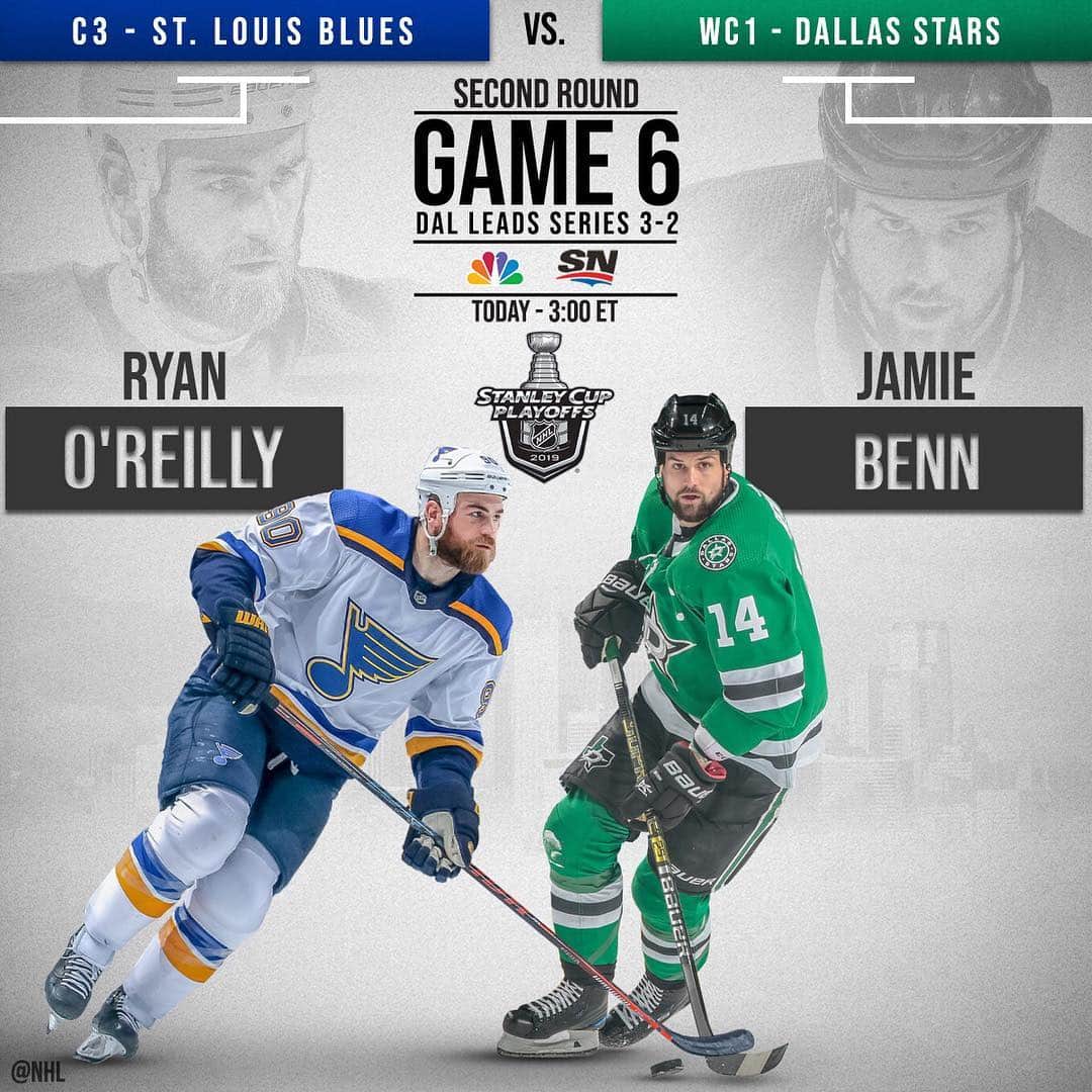 NHLさんのインスタグラム写真 - (NHLInstagram)「It could be a trip to the Western Conference Final with a @dallasstars win or #Game7 for the @stlouisblues. Who ya got? 📺: 3:00 ET on @nhlonnbcsports and @sportsnet #StanleyCup」5月6日 2時05分 - nhl