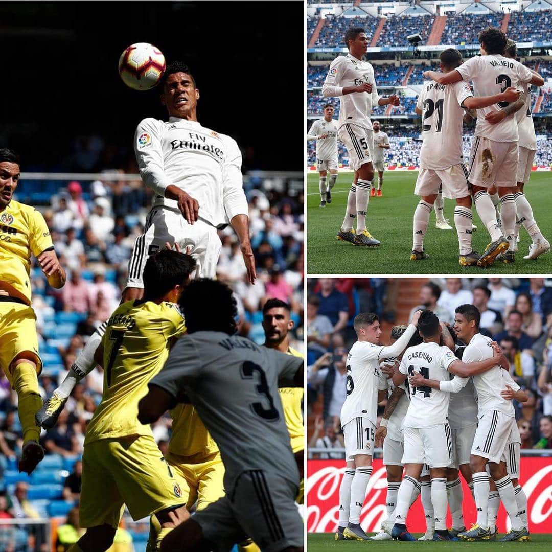 ラファエル・ヴァラーヌさんのインスタグラム写真 - (ラファエル・ヴァラーヌInstagram)「⚽️💥 #HalaMadrid #TeamVarane」5月6日 2時29分 - raphaelvarane