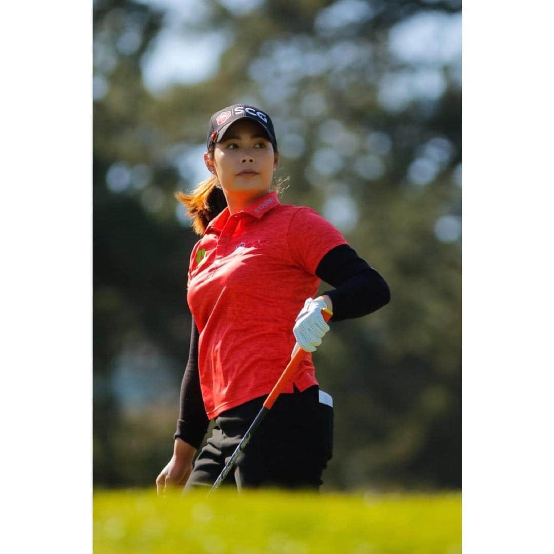 モリヤ・ジュタヌガーンのインスタグラム：「Love the west coast swings. Congrats to @seiyoungkim_lpga on winning once again. Now, 2 weeks off in Orlando :) #LPGA #momoriya #SCG #BETAGRO #KBank #iconsiam #amazingthailand #iFLYthai #COTTO」