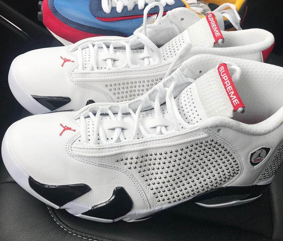 Sneaker News x Jordans Dailyさんのインスタグラム写真 - (Sneaker News x Jordans DailyInstagram)「Another look at the @supremenewyork x Air Jordan 14s. What are your thoughts on these? #jordansdaily」5月6日 5時11分 - jordansdaily