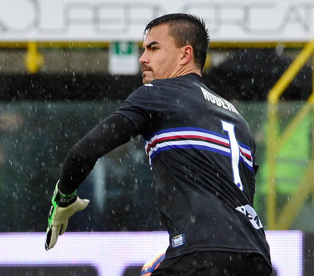 エミリオ・アウデロのインスタグラム：「#parmasampdoria #seriea #forzasamp @unionecalciosampdoria」