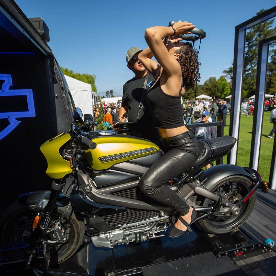 Harley-Davidsonさんのインスタグラム写真 - (Harley-DavidsonInstagram)「Brought a fleet of the finest #HarleyDavidson motorcycles and the new #LiveWire VR experience to @thequailevents this weekend. 💪  #FindYourFreedom #thequailmotorcyclegathering #thequail #YellowFuse 📸@badbeard」5月6日 6時14分 - harleydavidson