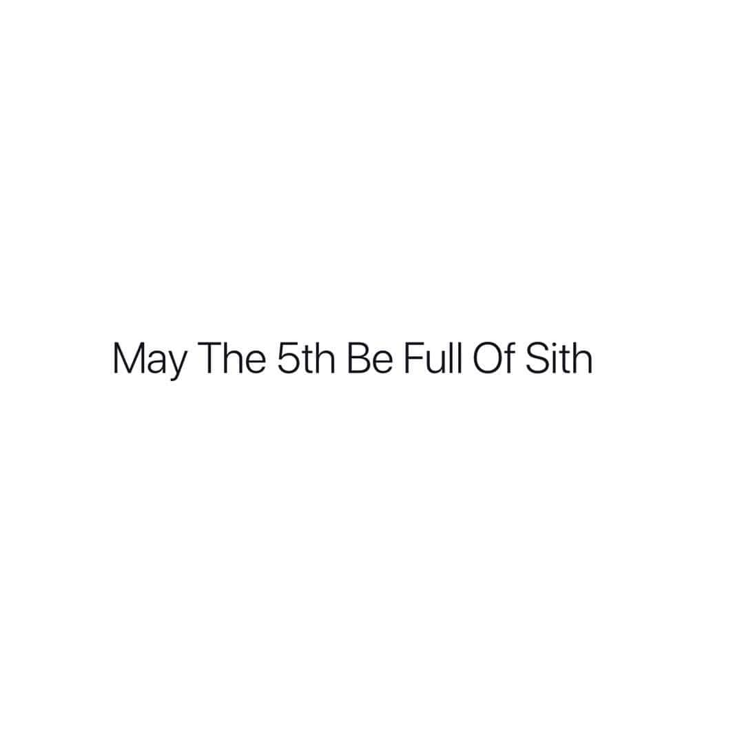 マーク・ハミルさんのインスタグラム写真 - (マーク・ハミルInstagram)「May The 5th Be Full Of Sith」5月6日 6時46分 - markhamill