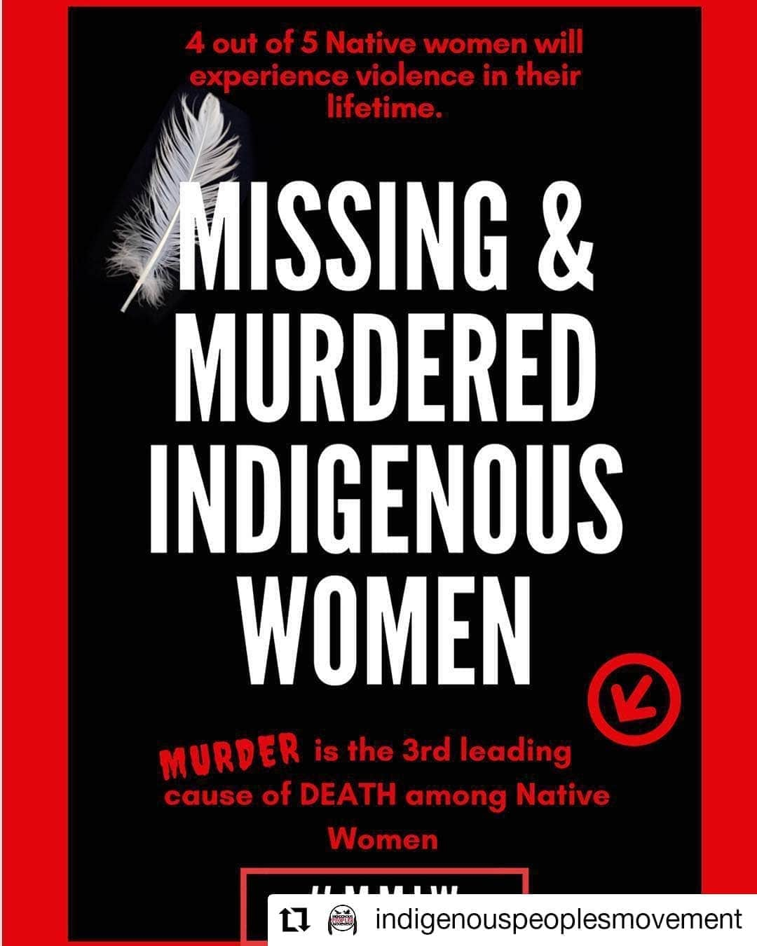 ガソリングラマーさんのインスタグラム写真 - (ガソリングラマーInstagram)「LISTEN UP 🔈🔈🔉🔉🔊🔊📢📢📣📣 PLEASE REPOST We never hear about this on national news wtf get with it. Stop killing people!! @nbc @nbcnews @cnn @msnbc @abcnews @foxnews @maddowshow @thebeatwithari @stephruhle @joyannreid @morningjoe @mikabrzezinski @kamalaharris @repswalwell #Repost @indigenouspeoplesmovement • • • • • • I see women, children, men going missing on my timelines every day. It’s an emotional, heavy epidemic that has reached all parts of our Nations. On this day, I recognize your grief, your loss, your anger, frustration &amp; your love. In my life, I hope to bring light to this issue, to create healing space, to do what I can with what I have. You deserved more, you deserve more still &amp; I pray for justice for all those that have lost someone too soon &amp; for those still searching. There is so much to say about this issue but in this moment I want to acknowledge our people’s strength &amp; perseverance to seek justice, answers &amp; healing for our loved ones and others. May Tunkasila comfort you in all the ways you need it the most. #Repost @sunny_redbear ・・・ #NOMORESTOLENSISTERS #MMIW #May5th #NoJustice #NoPeace #WearRed」5月6日 8時21分 - gasolineglamour