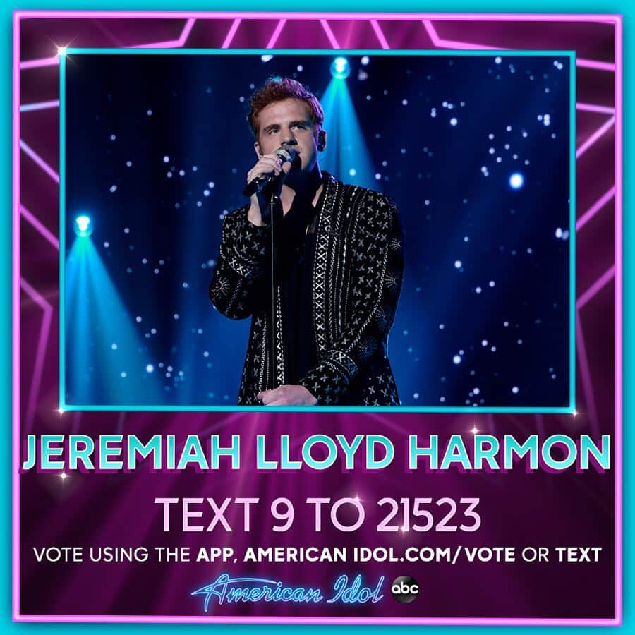 American Idolさんのインスタグラム写真 - (American IdolInstagram)「Oh it’s a bop, is it? Carry it on home, @jlloydharmon! 🎹🕺🌟⁣ ⁣ 3⃣ ways to vote:⁣⁣ ⁣⁣⁣⁣⁣⁣⁣⁣⁣⁣ 🌟Go to americanidol.com/vote⁣⁣⁣⁣⁣⁣⁣⁣⁣⁣⁣⁣ 🌟In the American Idol App ⁣⁣⁣⁣⁣⁣⁣⁣⁣⁣⁣⁣ 🌟Text "9" to “21523”⁣⁣⁣⁣⁣⁣⁣⁣⁣⁣ ⁣⁣⁣⁣⁣⁣⁣⁣⁣⁣ #AmericanIdol」5月6日 9時24分 - americanidol