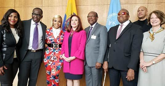 アシャンティさんのインスタグラム写真 - (アシャンティInstagram)「This was a great moment.. had the pleasure to meet & work with some powerful people to make some powerful moves. @pga_un Maria Fernanda Espinosa, President of the General Assembly Molwyn Joseph, Antigua’s Minister for Health, Wellness and the Environment; and Mona Juul, Ambassador of Norway to the UN. #Playitout」5月6日 10時20分 - ashanti