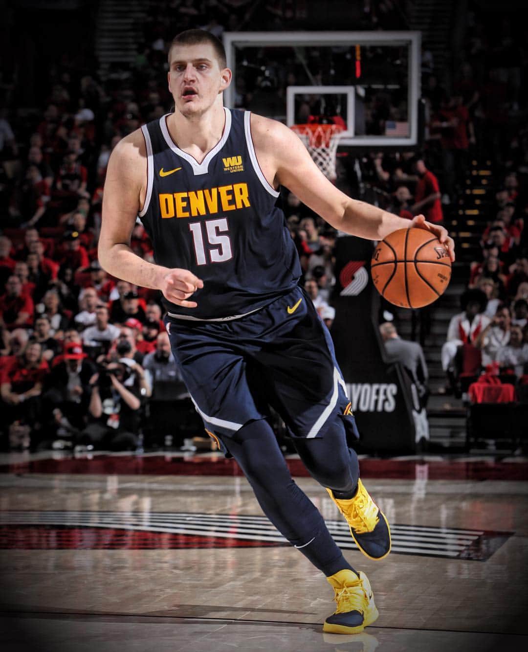 NBAさんのインスタグラム写真 - (NBAInstagram)「Nikola Jokic notches his 4th triple-double of the #NBAPlayoffs for the @nuggets with 21p/12r/11a! #TripleDoubleAlert」5月6日 10時29分 - nba