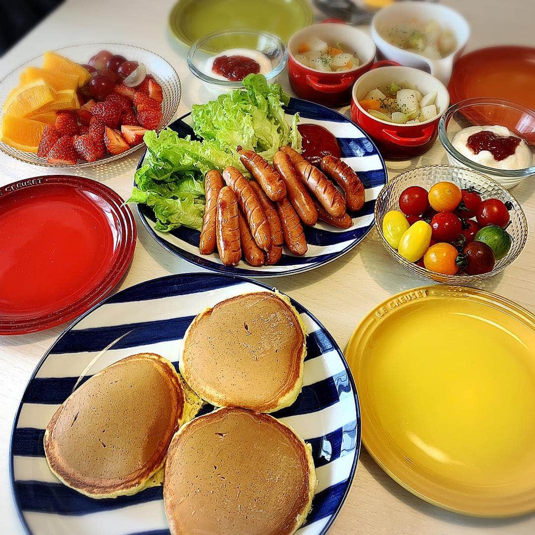 桜井奈々さんのインスタグラム写真 - (桜井奈々Instagram)「GW最終日はブランチ食べてダラダラ  これが1番至福。  そろそろ着替えくらいしよう。そうしよう。  #朝ご飯#朝食#ブランチ」5月6日 10時29分 - sakurai_nana7