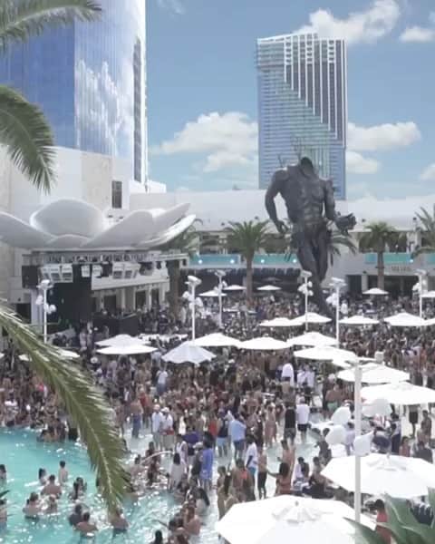Palms Casino Resortのインスタグラム：「From day to night. The party continues tonight with @badbunnypr. #SOAKSUNDAYS」