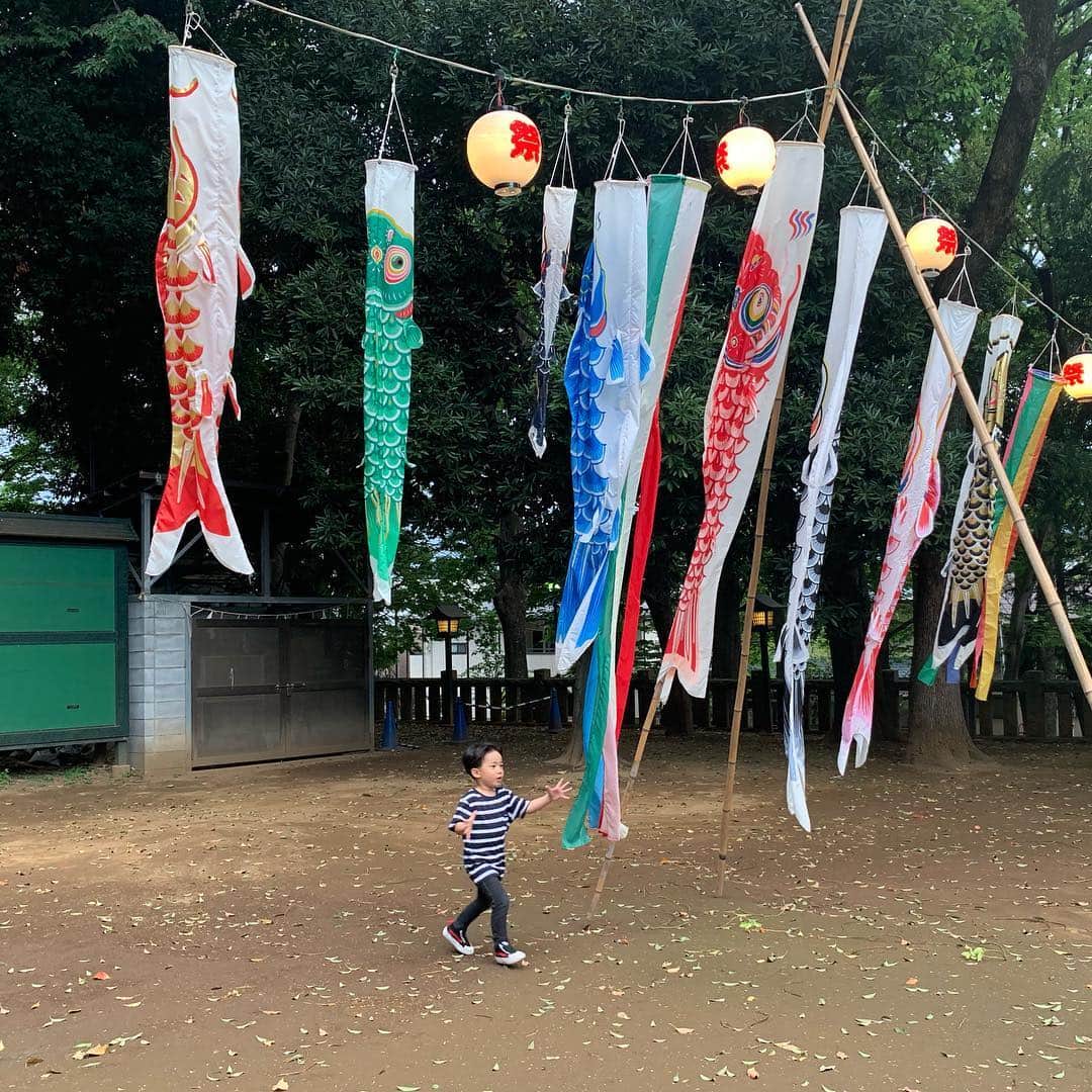 新原愛加のインスタグラム：「#こどもの日 🎏」
