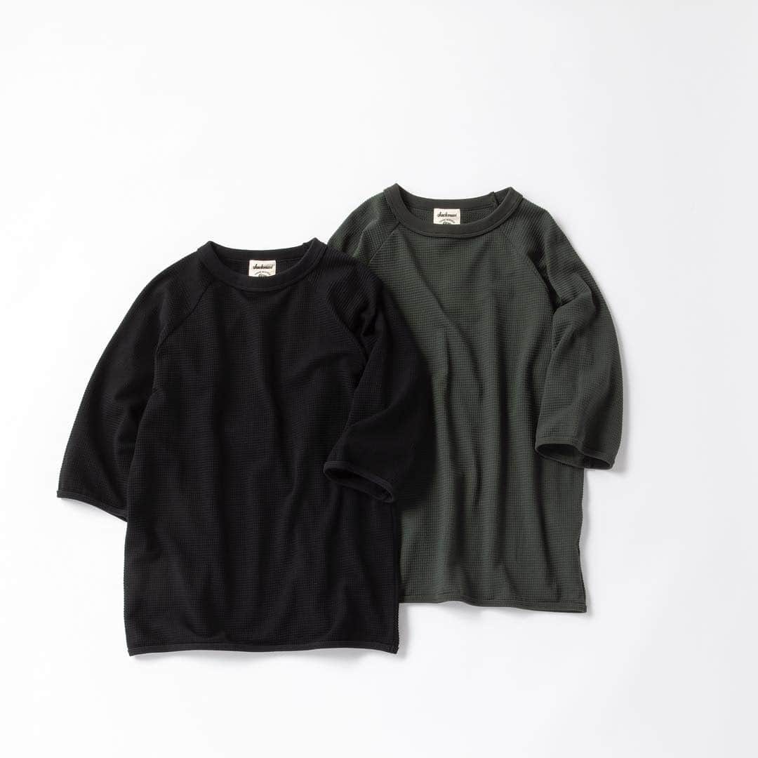 Jackmanさんのインスタグラム写真 - (JackmanInstagram)「S/S 2019「NEW ARRIVAL」﻿﻿﻿﻿﻿ ﻿ "POPCORN 1/2 SLEEVE T-SHIRT"﻿﻿﻿﻿﻿ ﻿﻿﻿﻿﻿ Black and Ivy / ￥8,500＋Tax﻿﻿﻿﻿﻿ ﻿ We open from 4/27 to 5/6. Closed on 5/7 and 5/8. ﻿ ﻿ Business hours: 11am-7pm﻿ Address: 2-20-5 Ebisu-minami, Shibuya-ku, Tokyo﻿ Phone: 03-5773-5916﻿ ﻿﻿ #jackman_official #factorybrand #madeinjapan #madeinfukui #japanesefabric #popcornknit #halfsleevetshirts #jm5811 #gwは休まず営業」5月6日 12時29分 - jackman_official