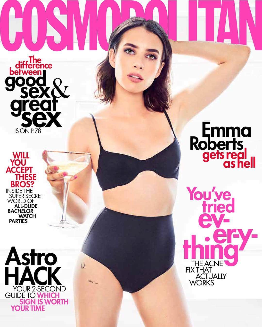 Cosmopolitanさんのインスタグラム写真 - (CosmopolitanInstagram)「June cover star @emmaroberts is ready to stand on her own, be a movie star...and wear fewer clothes 💯 Click the link in our bio for an interview with the actress, plus more 🔥pics by @ellenvonunwerth」5月6日 22時04分 - cosmopolitan