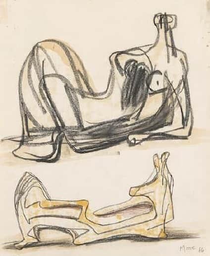 アウアーさんのインスタグラム写真 - (アウアーInstagram)「Two Reclining Figures by Henry Moore, 1966」5月6日 22時26分 - kinfolkessentials