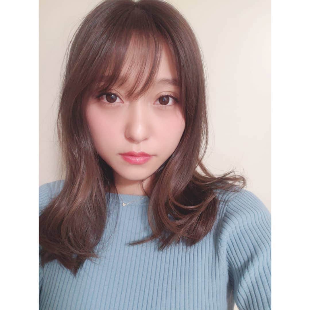 堤ゆきみのインスタグラム：「U-REALMottoにて髪の毛綺麗にしてもらいました💎川田さんいつもありがとうございます！ しっかり最近のアプリすごすぎて普通カメラで撮ったときの絶望感やばいよね」