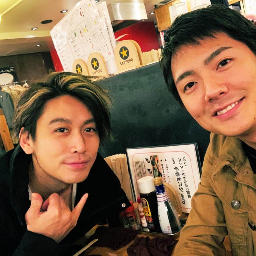 長田成哉のインスタグラム：「おにーちゃんと一緒。」