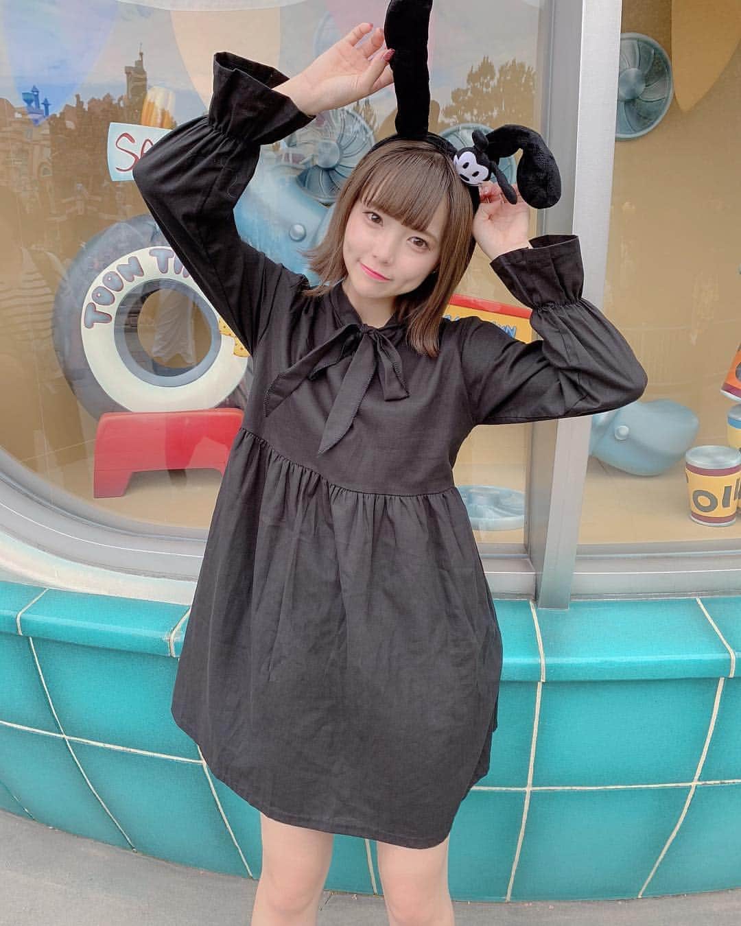 福山梨乃さんのインスタグラム写真 福山梨乃instagram ワンピース集めたい期到来中 Gw終わるのあっという間だった ディズニーカチューシャ Tokyodisneyland Tdl 東京ディズニーランド 東京ディズニーリゾート 夢の国コーデ ディズニーコーデ Ootd