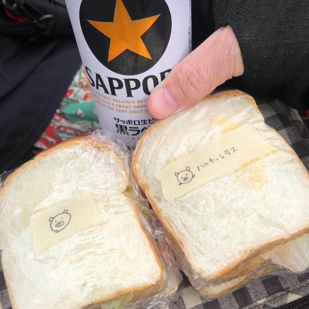宙也さんのインスタグラム写真 - (宙也Instagram)「ハニー特製サンドイッチ。」5月6日 16時55分 - chuya_aquarius