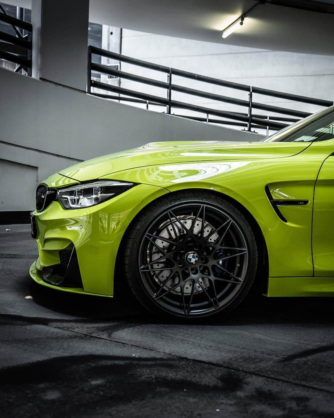 BMWさんのインスタグラム写真 - (BMWInstagram)「Get the green light and be extraordinary.  The BMW M4 Coupé in BMW Individual Special Paint Birch Green.  #BMWrepost @m4neon @dschmdt #BMW #M4 #BMWM __ BMW M4 Coupé: Fuel consumption in l/100 km (combined): 10.2 - 9.9 (9.5 - 9.3). CO2 emissions in g/km (combined): 232 - 225 (217 - 211). The figures in brackets refer to the vehicle with seven-speed M double-clutch transmission with Drivelogic. The values of fuel consumptions, CO2 emissions and energy consumptions shown were determined according to the European Regulation (EC) 715/2007 in the version applicable at the time of type approval. The figures refer to a vehicle with basic configuration in Germany and the range shown considers optional equipment and the different size of wheels and tires available on the selected model. The values of the vehicles are already based on the new WLTP regulation and are translated back into NEDC-equivalent values in order to ensure the comparison between the vehicles. [With respect to these vehicles, for vehicle related taxes or other duties based (at least inter alia) on CO2-emissions the CO2 values may differ to the values stated here.] The CO2 efficiency specifications are determined according to Directive 1999/94/EC and the European Regulation in its current version applicable. The values shown are based on the fuel consumption, CO2 values and energy consumptions according to the NEDC cycle for the classification. For further information about the official fuel consumption and the specific CO2 emission of new passenger cars can be taken out of the „handbook of fuel consumption, the CO2 emission and power consumption of new passenger cars“, which is available at all selling points and at https://www.dat.de/angebote/verlagsprodukte/leitfaden-kraftstoffverbrauch.html.」5月6日 17時07分 - bmw