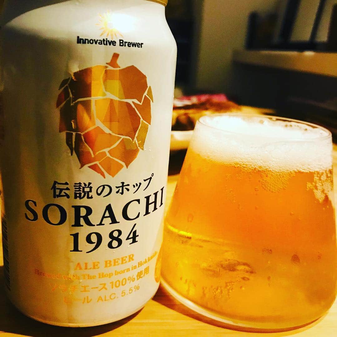 堀井亮佑のインスタグラム：「苦味のあるエビス的な味。高級な割烹とかに合いそう #beer #堀井ビールログ」