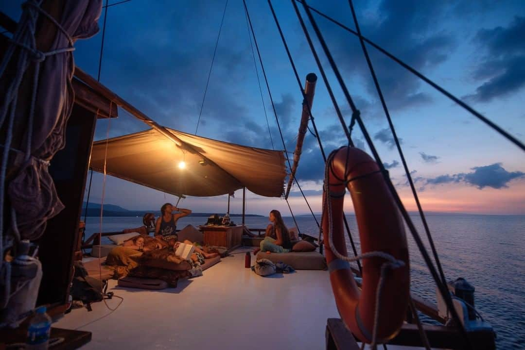 National Geographic Travelさんのインスタグラム写真 - (National Geographic TravelInstagram)「Photo by @max.lowe I At anchor under kind skies as we shared the sea with no one but ourselves and the creaking of the rigging on the Al Isra. My imagination runs back to this trip through Indonesia regularly, ready to embrace the next one whenever it comes.」5月6日 19時14分 - natgeotravel