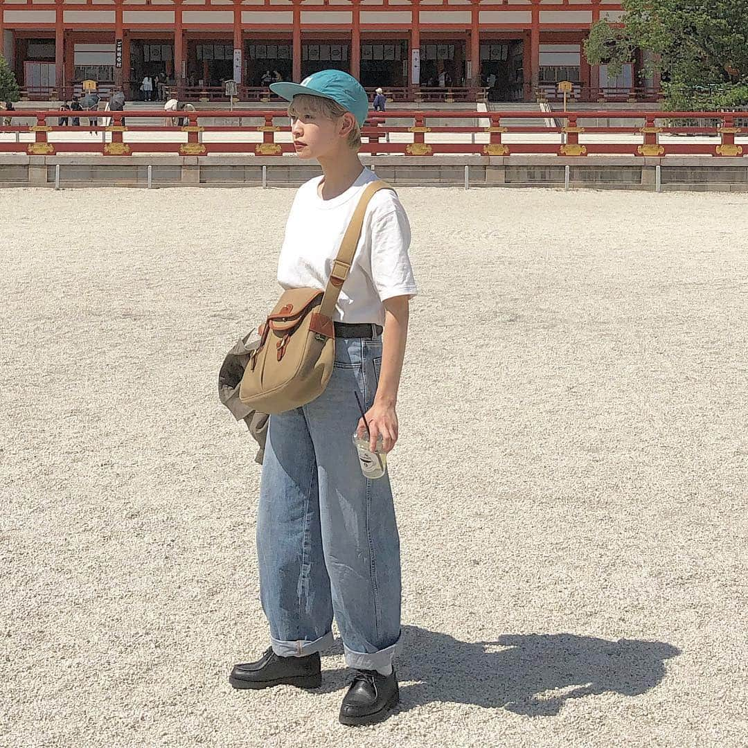 mahoさんのインスタグラム写真 - (mahoInstagram)「＊ 棒立ち失礼します . #ootd#fashion#メンズライク#古着好きな人と繋がりたい#古着#古着コーデ#おしゃれさんと繋がりたい#フリクロ#フルジョ#コーデ#コーディネート#instagood#outfit#instalike#coordinate#mensfashion#used#シンプル」5月6日 19時47分 - mhpht_