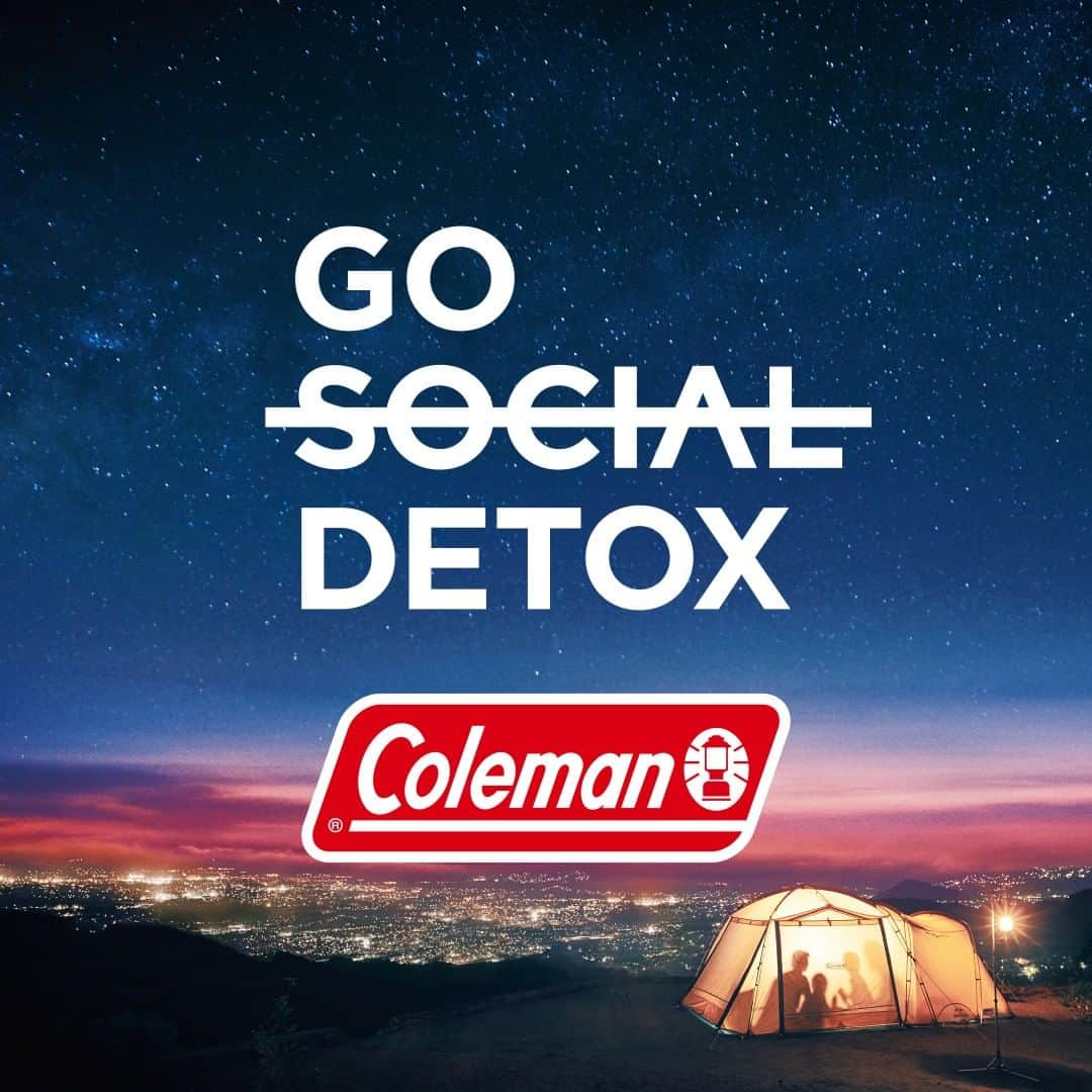 のインスタグラム：「GO SOCIAL DETOXキャンペーン締切迫る！ ソーシャルデトックスして大切な人との時間を灯せましたか？GWの思い出をぜひ投稿してみてくださいね。  #gosocialdetox #灯そうコールマン ・ ▶️GO SOCIAL DETOXキャンペーン＜5/8まで＞ ・ 詳細は @coleman_japan プロフィールのリンクからアクセス！」