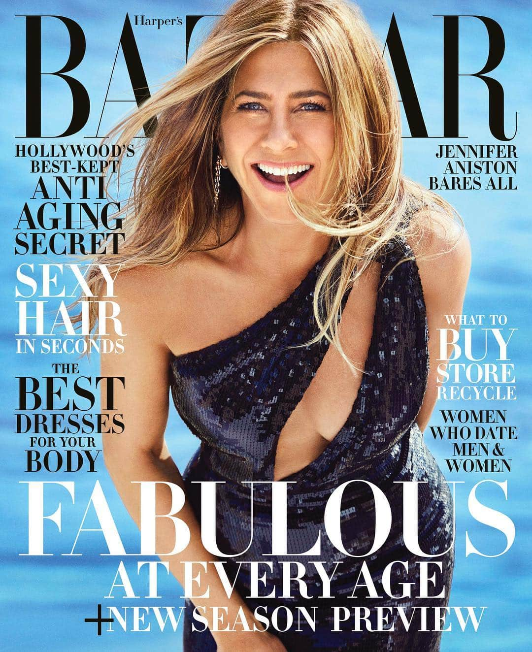 Harper's BAZAARさんのインスタグラム写真 - (Harper's BAZAARInstagram)「Introducing our June/July 2019 cover star, #JenniferAniston! The actress opens up about fame, #Friends and why she’ll never give up on love. Tap the link in bio to see the story before it hits newsstands on May 21.  Editor in Chief @glendabailey  Photography by @alexilubomirski  Styling by @menamorado  Hair by @mrchrismcmillan  Makeup by @angelalevinmakeup  Manicure by @miwanails Aniston wears @ysl by @anthonyvaccarello and @vancleefarpels」5月6日 21時03分 - harpersbazaarus