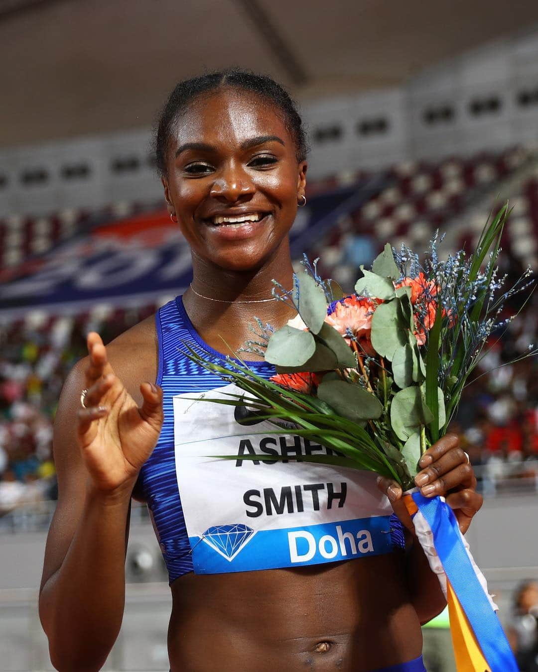 ウブロさんのインスタグラム写真 - (ウブロInstagram)「Our Friend of the Brand @dinaashersmith began her season with an impressive #DiamondLeague win in the women's 200m. Congratulations! #DohaDL #DinaAsherSmith」5月6日 21時09分 - hublot