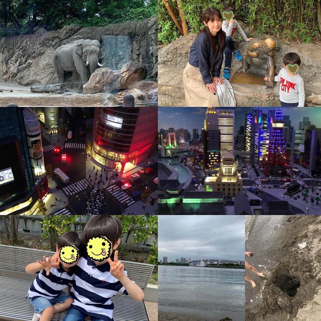 小倉優子さんのインスタグラム写真 - (小倉優子Instagram)「あっという間の１０連休😊 秩父で自然体験以外にも 上野動物園、レゴランド、お台場の海、公園とた〜っぷり遊びました💕 少しだけ仕事もありましたが、子供達と家族で遊び倒せました笑 明日から頑張れそうです✨✨」5月6日 21時23分 - ogura_yuko_0826