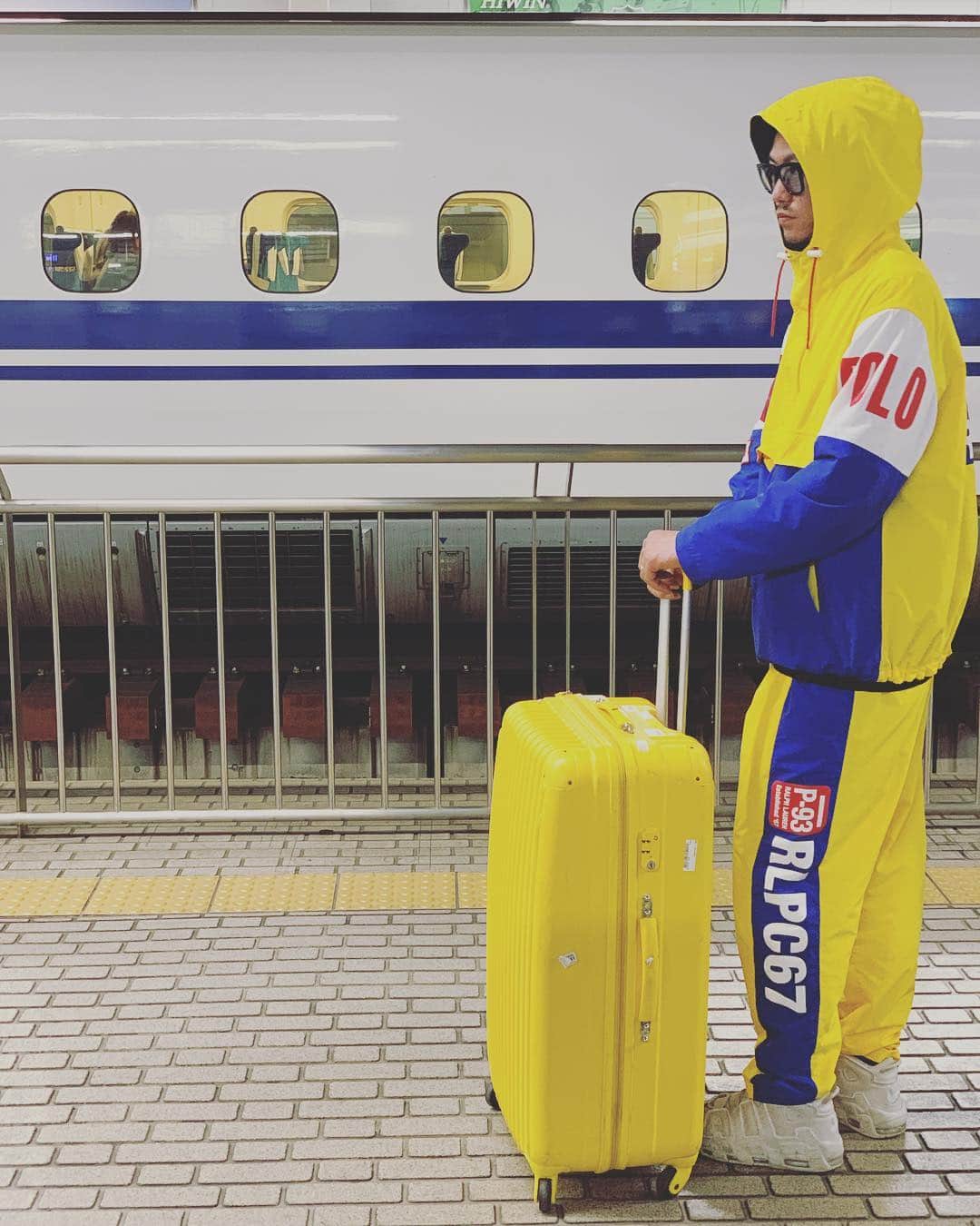 のインスタグラム：「令和一発目のG.Wも終わり😂 色んなところで色んなスケーターが乗りまくってて刺激になったし、 色んな方々にも出会えた令和！ 色々目標ができた👊 令和スタートとは自分の誕生月って事で心機一転色々とやれてない事を開始しようと思います🔥 是非応援宜しくお願いします！ 次回はお台場CHIMERA GAMES VOL.7出演します！是非遊びに来て下さい！ #ralphlauren  #claps#clapsstore  #chimeragames」