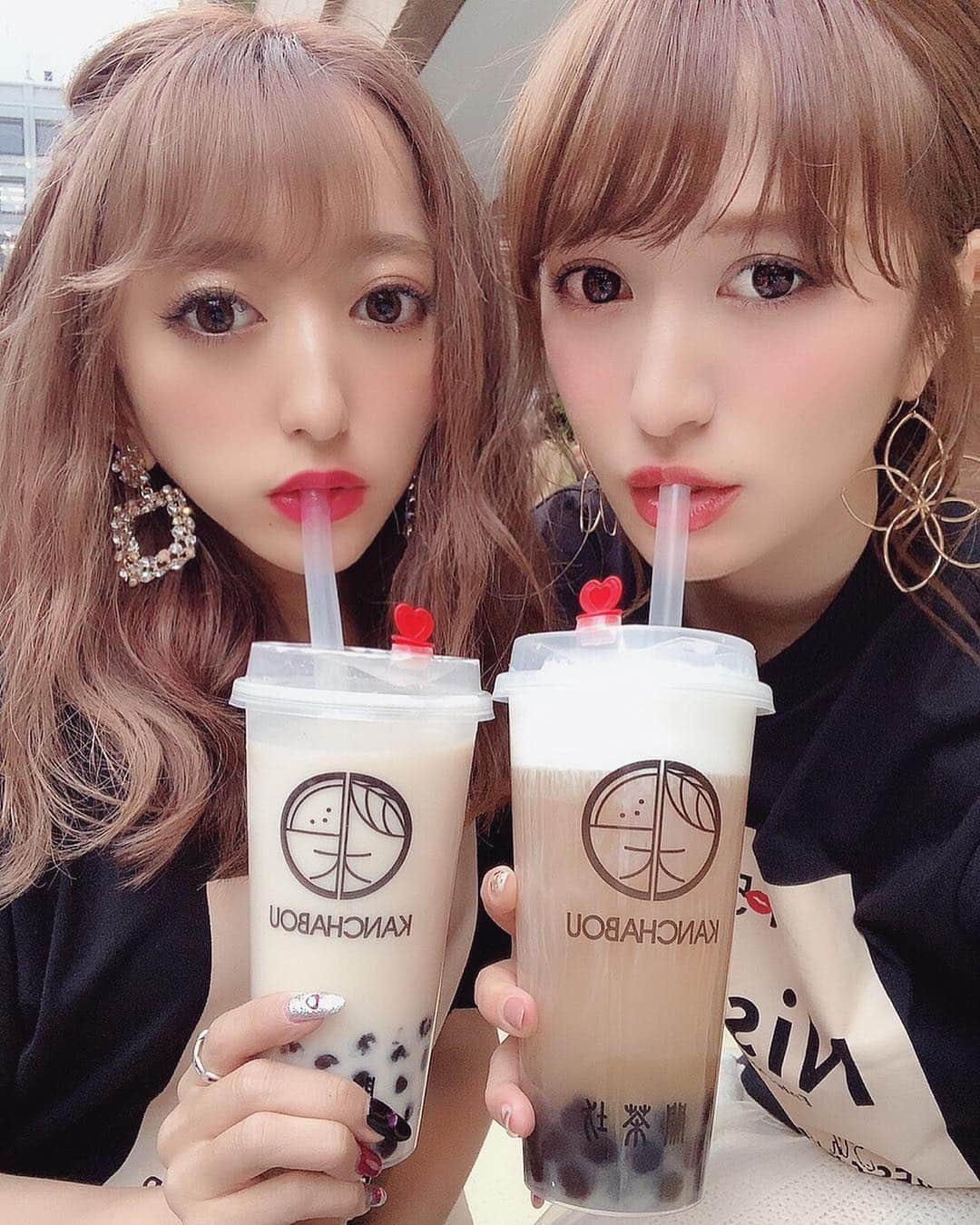 ひなたろす（佐原ひなた）さんのインスタグラム写真 - (ひなたろす（佐原ひなた）Instagram)「最近飲んだ、タピオカ集❤️﻿ ﻿ ﻿ bubbletea station﻿ (フィリピン 好茶 (広尾  stanleycafe﻿ (新宿 ジアレイ (渋谷 コンマティー﻿(恵比寿 KANCHABOU (水道橋 🐝❤️﻿ ﻿ 黒糖ミルクが好きすぎて🥛日々﻿ 依存している。。笑﻿ ﻿ ﻿ #follwme #fashion #followhim #follow4follow #instaday #instalike #instadaily #instacute #love #redhair #followme  #code  #소통해요#f4f #l4l #instagood #followme ﻿﻿﻿﻿﻿﻿﻿﻿ #followforfollowback#follow4followback」5月6日 21時31分 - saharahinata