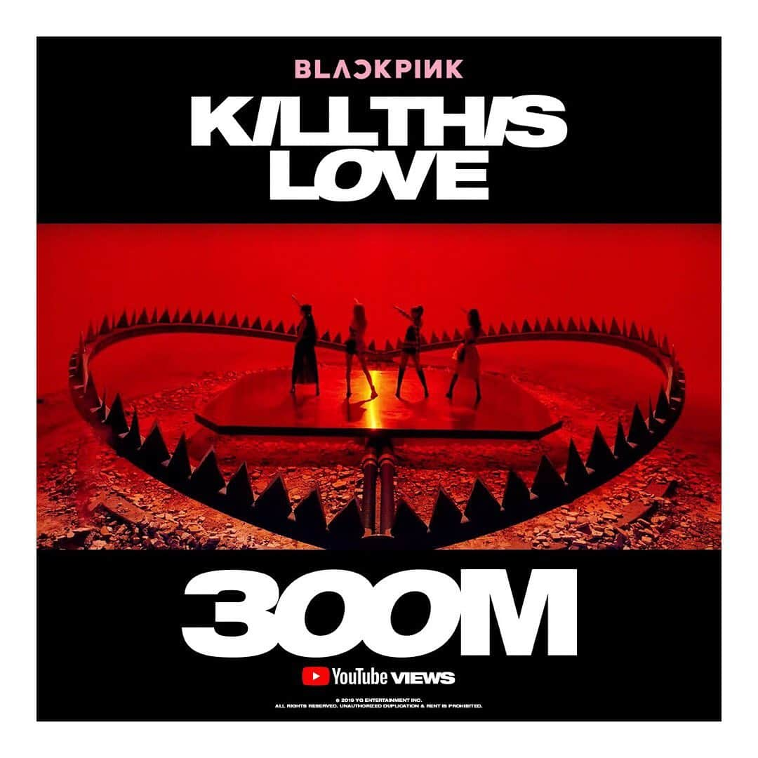 BLACKPINKさんのインスタグラム写真 - (BLACKPINKInstagram)「#BLACKPINK #블랙핑크 #KILLTHISLOVE #MV #300MILLION #YOUTUBE #YG」5月7日 7時42分 - blackpinkofficial