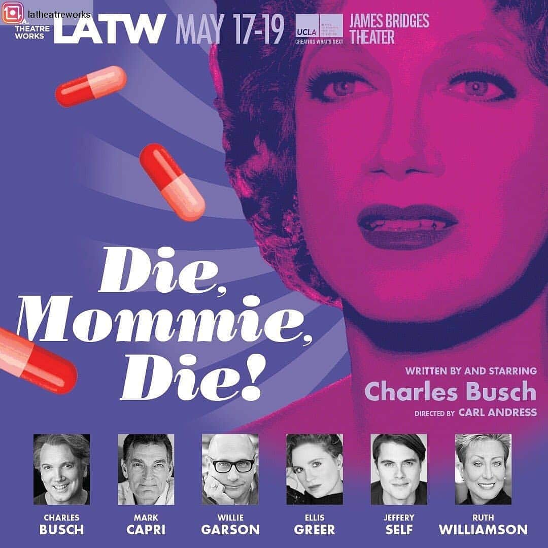 ウィリー・ガーソンさんのインスタグラム写真 - (ウィリー・ガーソンInstagram)「#Repost from @latheatreworks with @regram.app ... Meet the Cast! 🎭🎙 Don't miss this amazing cast in Die, Mommie, Die!, by and starring Charles Busch, directed by Carl Andress. Recording Live next weekend at UCLA - James Bridges Theater 🎟: http://bit.ly/DMD-Tix _  _  _  _  _  #diemommiedie #charlesbusch #carlandress #meetthecast #audio #theatre #lathtr #latw」5月7日 8時09分 - willie.garson